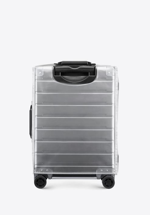 Kabinový cestovní kufr, stříbrno-černá, 56-3H-101-12, Obrázek 8