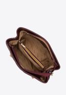 Dámská kabelka s diagonálním prošíváním na řetízku, švestka, 97-4Y-608-3, Obrázek 3