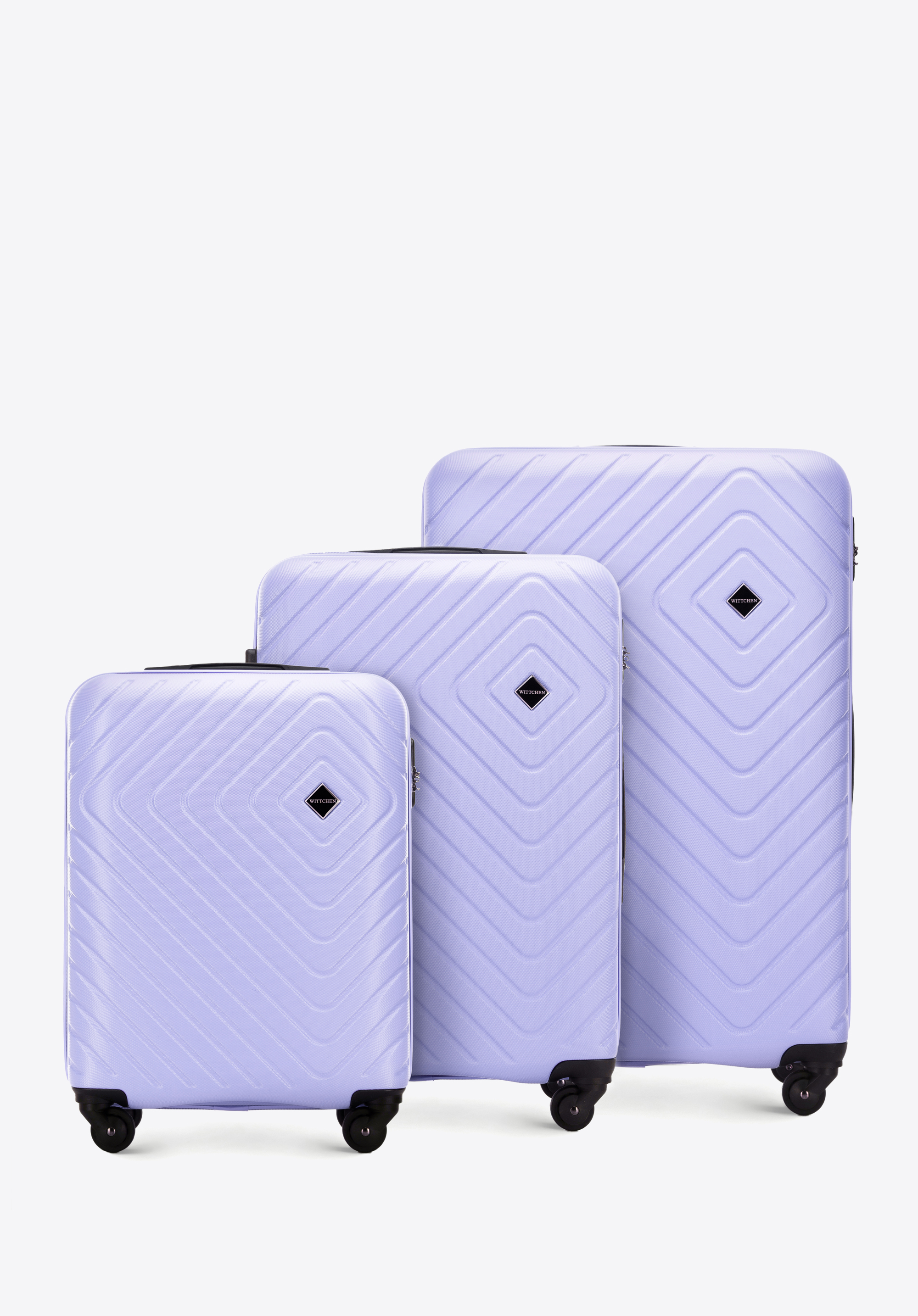 Sada zavazadel, světle fialová, 56-3A-75S-55, Obrázek 1
