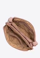 Dámská dvoukomorová kabelka z ekologické kůže s ozdobnými klopami, světle růžový, 97-4Y-613-4, Obrázek 3
