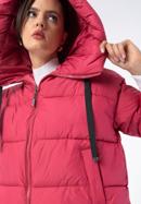 Dámská prošívaná bunda s manžetami na rukávech, světle růžový, 97-9D-401-N-M, Obrázek 6