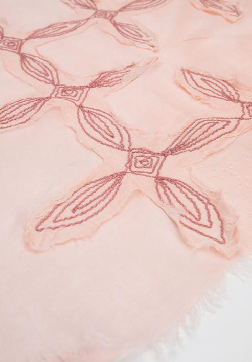 Dámská šála, světle růžový, 95-7D-X12-R, Obrázek 3