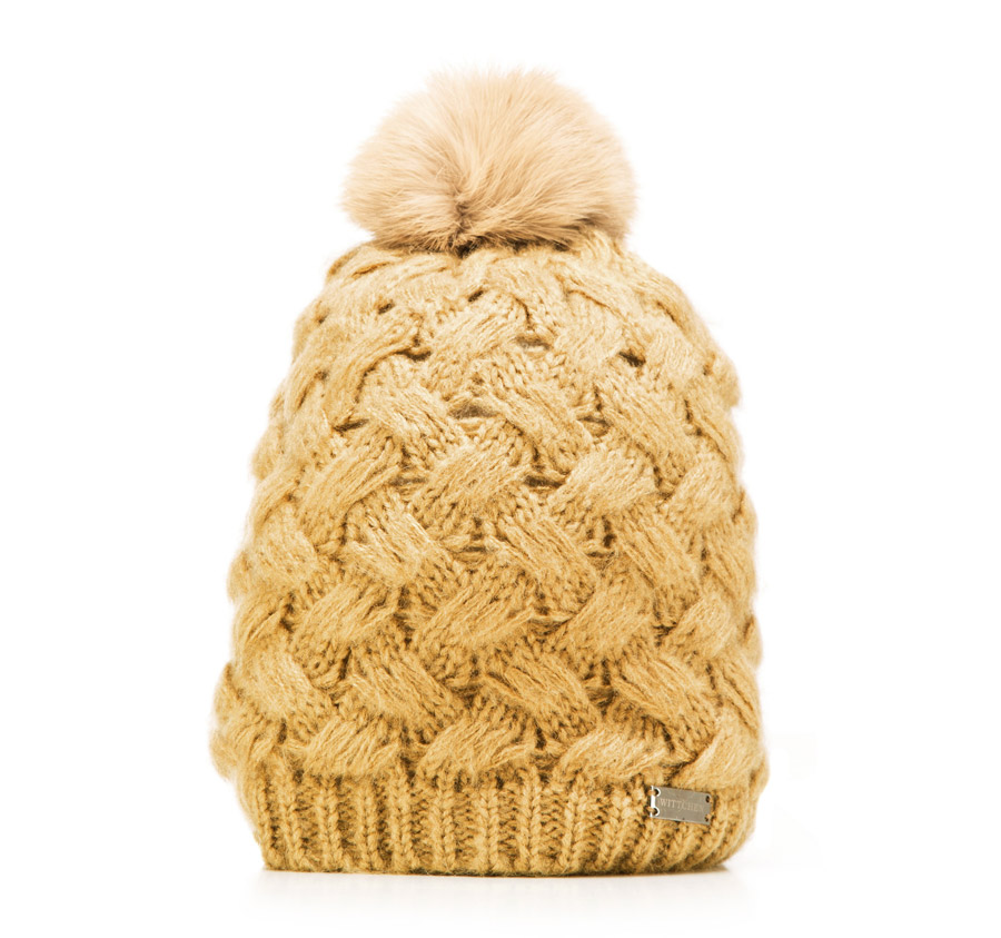 

Шапка женская, Светло-коричневый