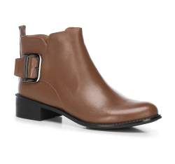 Женские ботинки с пряжкой, светло-коричневый, 91-D-954-5-35, Фотография 1