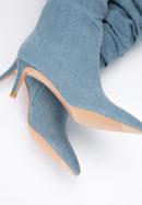 Dámské boty na vysokém podpatku, světlo modrá, 97-D-524-1-39, Obrázek 6