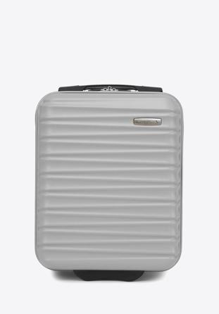 ABS bordázott kézipoggyász bőrönd, szürke, 56-3A-315-01, Fénykép 1