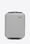 ABS bordázott kézipoggyász bőrönd, szürke, 56-3A-315-11, Fénykép 1