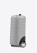 ABS bordázott kézipoggyász bőrönd, szürke, 56-3A-315-34, Fénykép 2