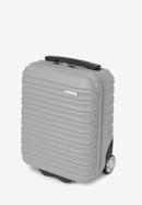 ABS bordázott kézipoggyász bőrönd, szürke, 56-3A-315-11, Fénykép 4