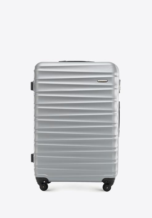 ABS bordázott nagy bőrönd, szürke, 56-3A-313-89, Fénykép 1
