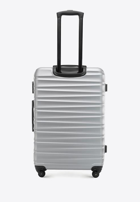 ABS bordázott nagy bőrönd, szürke, 56-3A-313-89, Fénykép 3