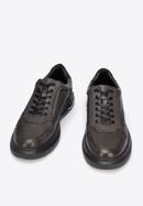 Férfi bőr cipők légpárnakkal, szürke, 93-M-902-8-41, Fénykép 2