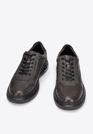 Férfi bőr cipők légpárnakkal, szürke, 93-M-902-8-40, Fénykép 1