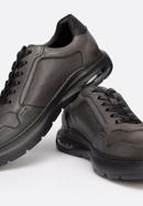 Férfi bőr cipők légpárnakkal, szürke, 93-M-902-1-40, Fénykép 7