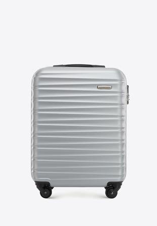 ABS bordázott kabin bőrönd, szürke, 56-3A-311-01, Fénykép 1
