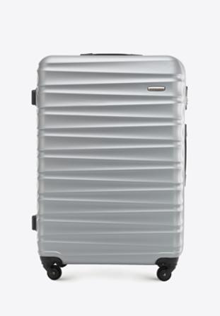 ABS bordázott nagy bőrönd, szürke, 56-3A-313-01, Fénykép 1