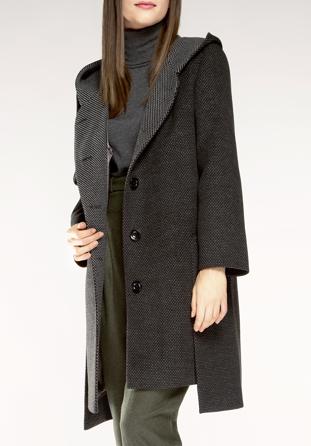 Női kabát, szürke, 85-9W-100-8-XL, Fénykép 1