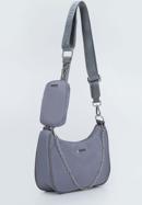 Női crossbody táska levehető tokkal, szürke, 92-4Y-313-3, Fénykép 6
