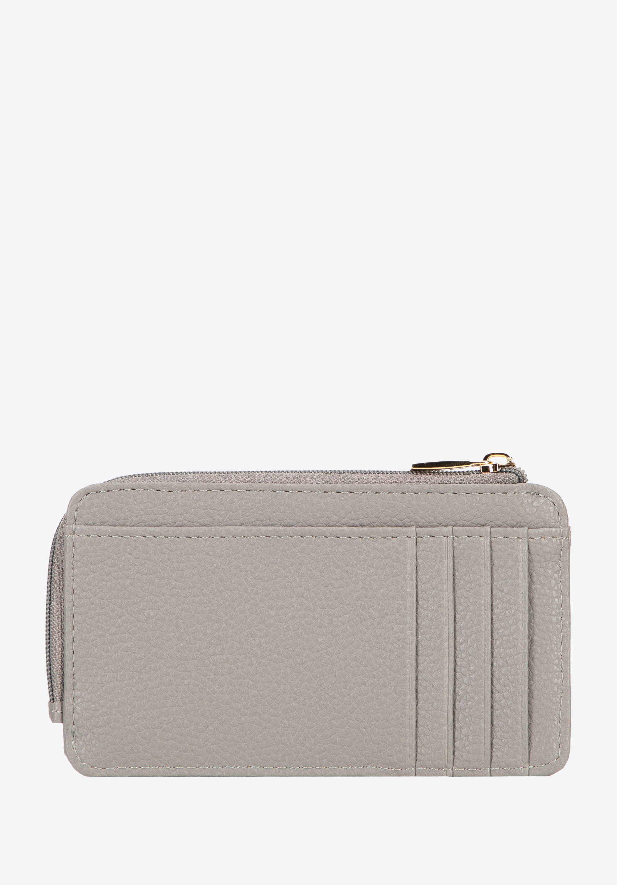 Női műbőr bankkártyatartó, szürke, 101-1Y-P12-8, Fénykép 1