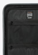 Polikarbonát bővíthető kabinbőrönd, szürke, 56-3P-401-01, Fénykép 12