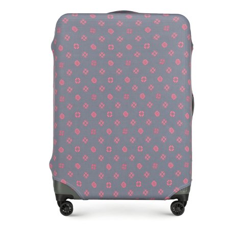 Nagyméretű bőrönd takaró, szürke-rózsaszín, 56-30-033-44, Fénykép 1