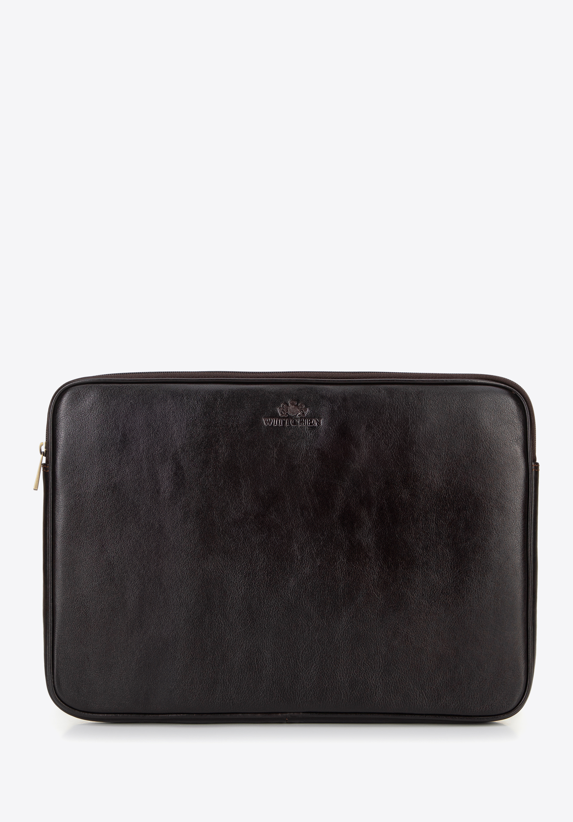 Шкіряний чохол для ноутбука 15,6 дюймів, темно-коричневий, 16-2-001-4, Фото 1