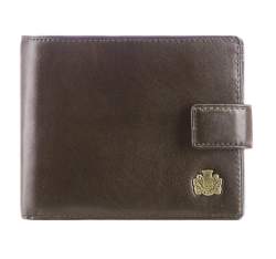 Мужской классический кожаный кошелек, темно-коричневый, 10-1-038-4, Фотография 1