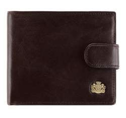 Мужской кожаный кошелек, темно-коричневый, 10-1-125-4, Фотография 1