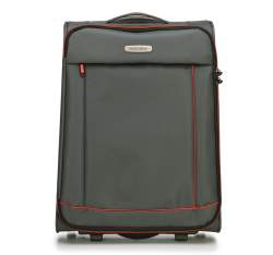 Тканевой чемодан ручная кладь basic, темно-серый, 56-3S-461-01, Фотография 1