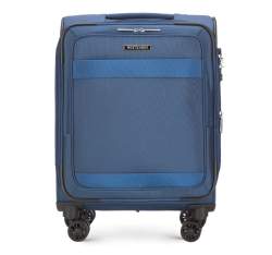 Тканевой чемодан ручная кладь, темно-синий, 56-3S-581-90, Фотография 1