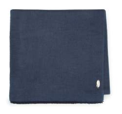 Мужской тонкий хлопковый шарф, темно-синий, 91-7M-X01-7, Фотография 1