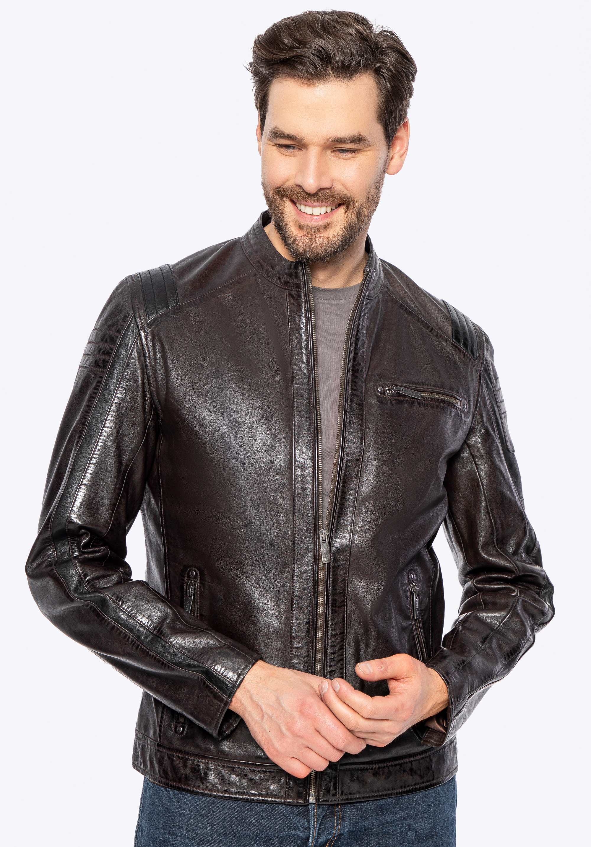 Bunda, tmavě hnědá, 100-09-809-4-2XL, Obrázek 1