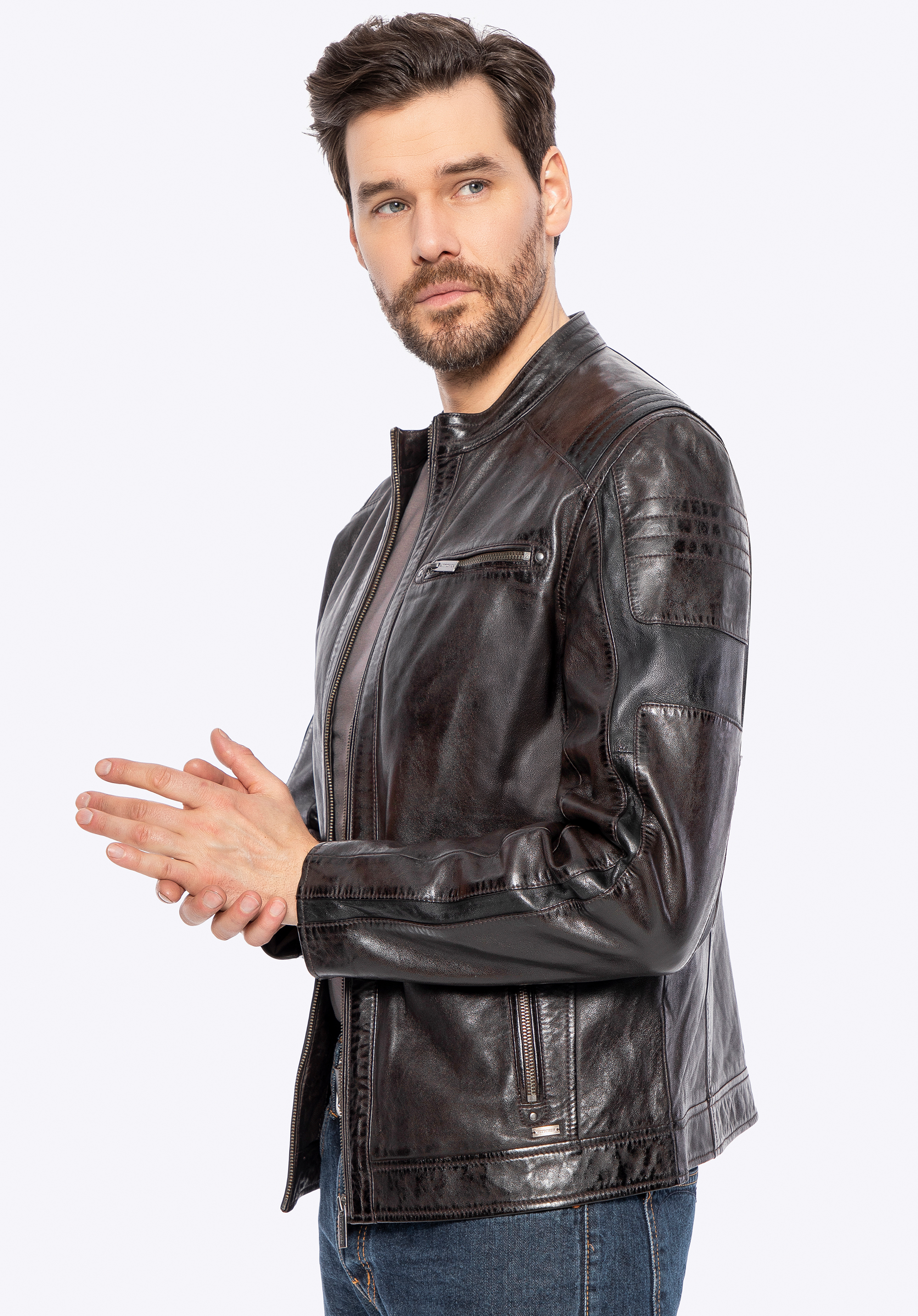 Bunda, tmavě hnědá, 100-09-809-4-2XL, Obrázek 1