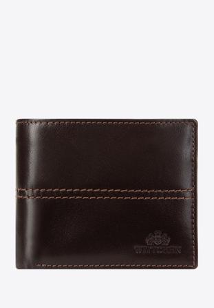 Kožená pánská peněženka, tmavě hnědá, 14-1-119-L4, Obrázek 1