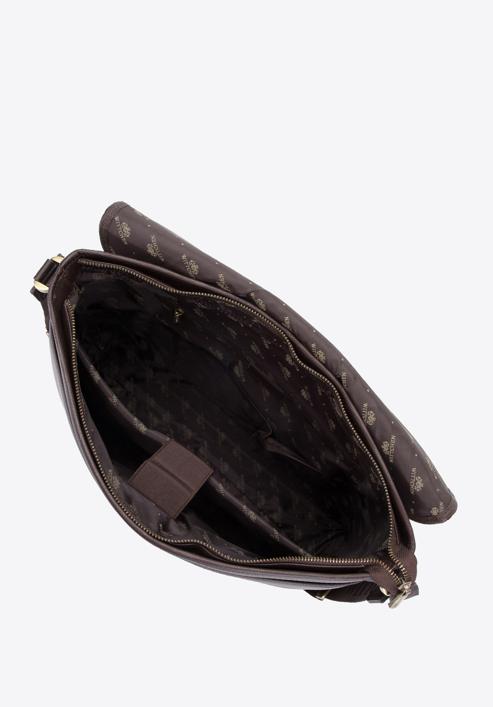 Pánská kožená taška na notebook 15,6", tmavě hnědá, 95-3U-103-4, Obrázek 3