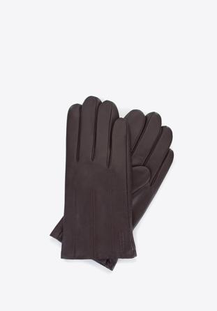 Pánské rukavice, tmavě hnědá, 44-6-457-B-S, Obrázek 1