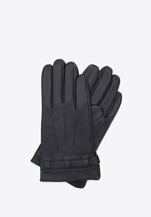 Pánské rukavice, tmavě hnědá, 45-6A-016-1-XS, Obrázek 1