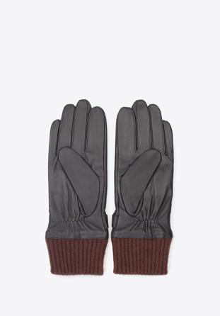 Pánské rukavice, tmavě hnědá, 39-6-705-BB-S, Obrázek 1