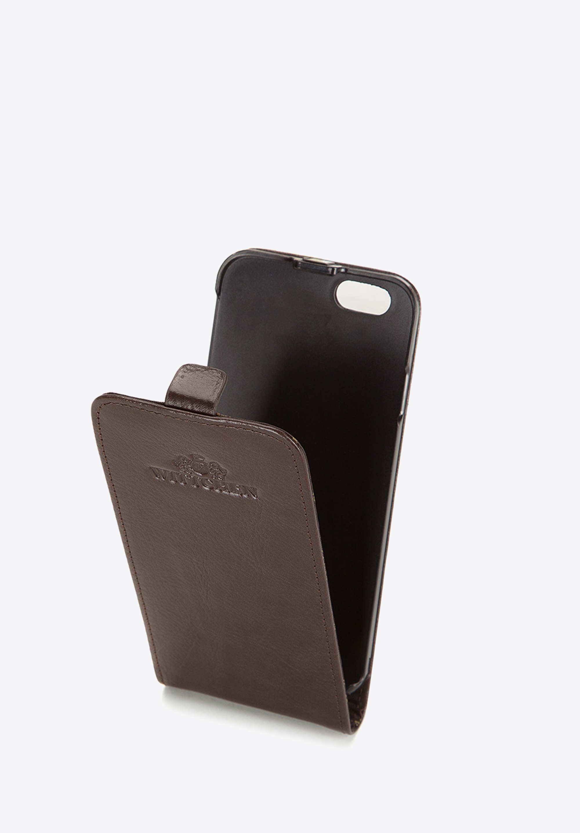 Pouzdro na iPhone 6 / 6S, tmavě hnědá, 21-2-501-4, Obrázek 1