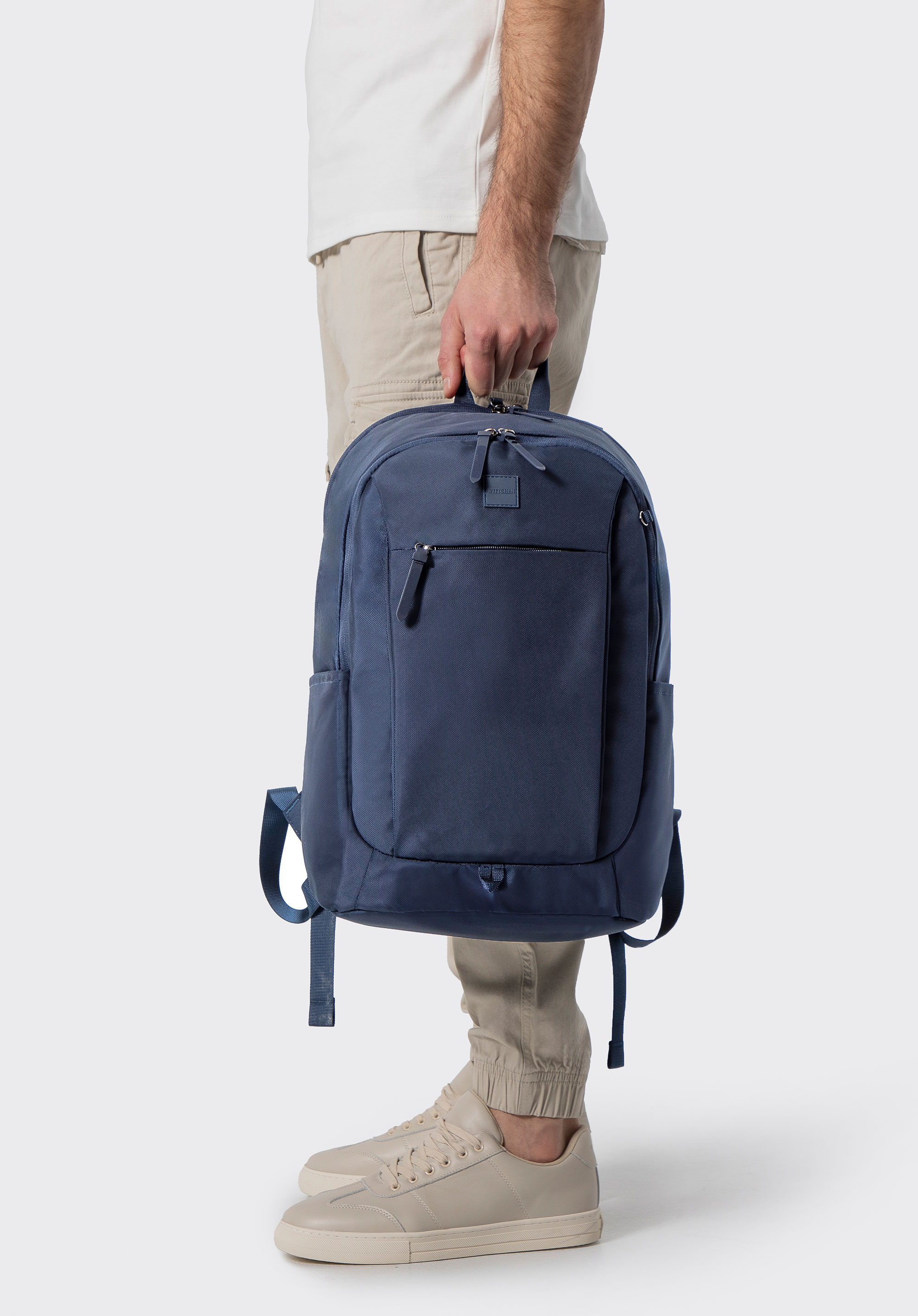 Dvoukomorový batoh s prostorem pro 15,6" notebook, tmavě modrá, 102-3P-804-7, Obrázek 1