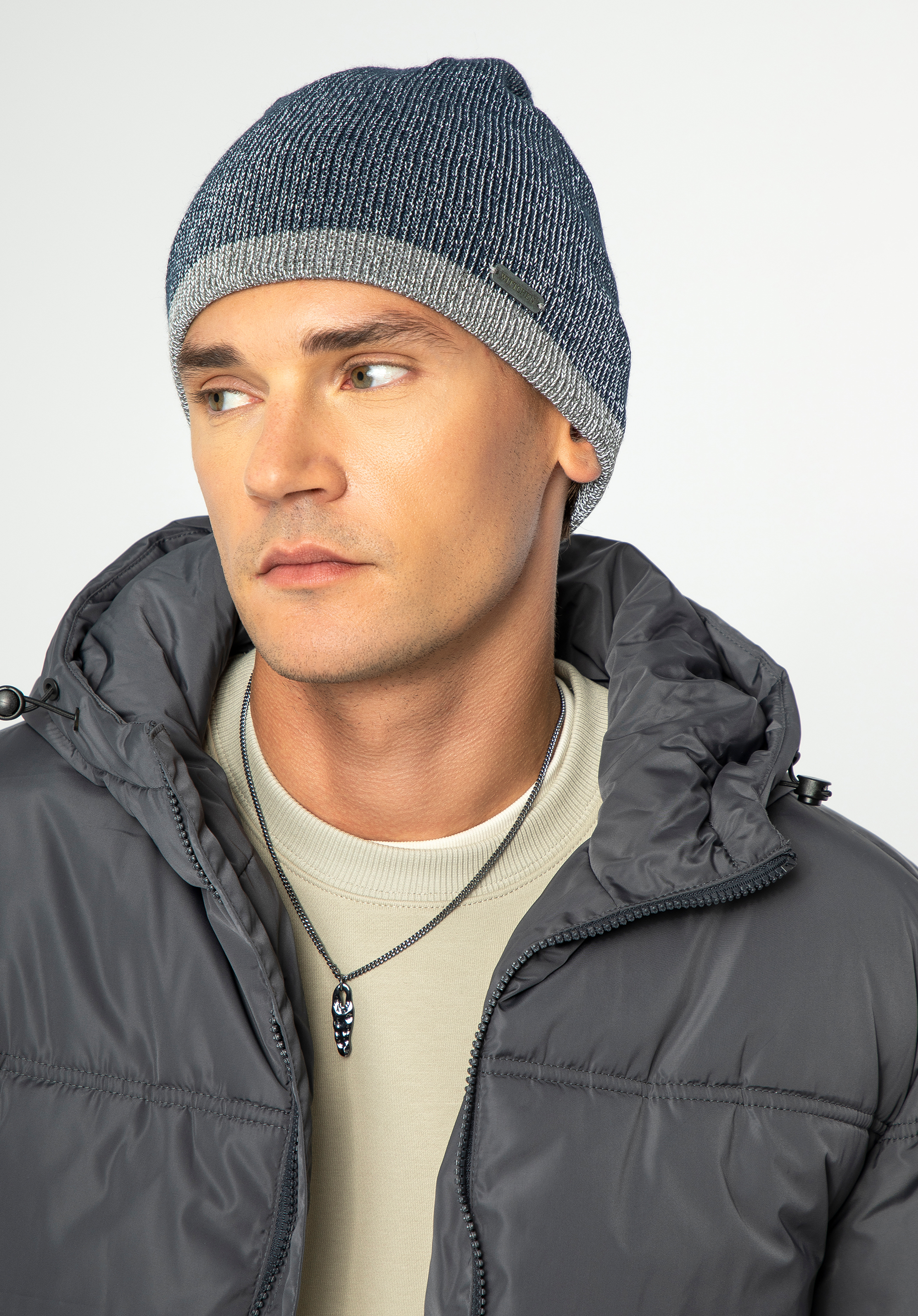 Čepice, tmavě modrá, 99-HF-033-8, Obrázek 1