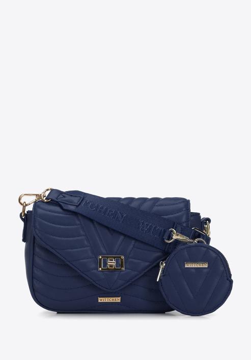 Dámská kabelka, tmavě modrá, 93-4Y-530-Z, Obrázek 1