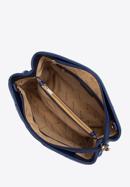 Dámská kabelka s diagonálním prošíváním na řetízku, tmavě modrá, 97-4Y-608-4, Obrázek 3