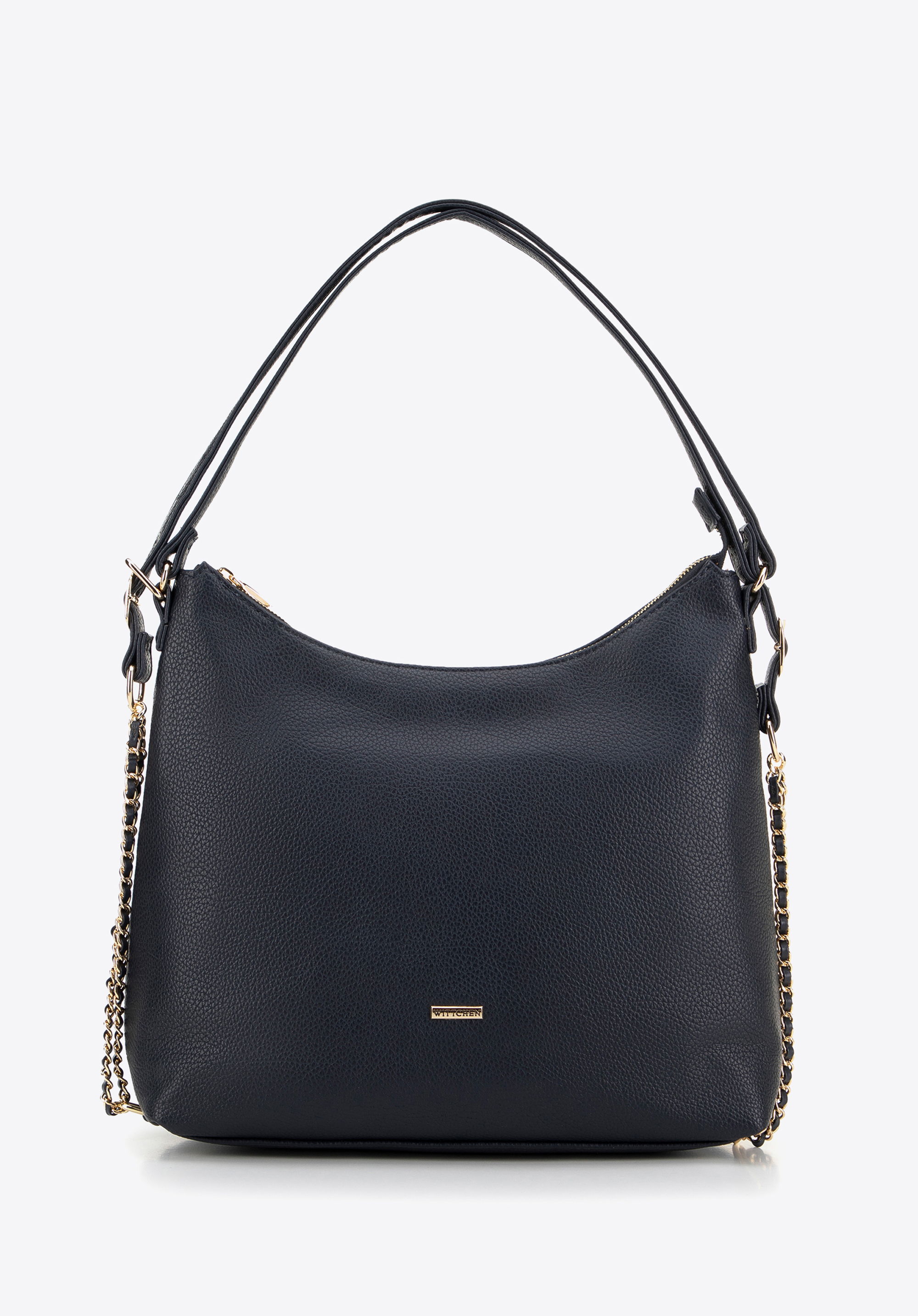 Dámská kabelka z umělé kůže - peněženka na batoh, tmavě modrá, 29-4Y-601-7, Obrázek 1