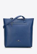 Dámská velká kožená nákupní taška, tmavě modrá, 29-4E-018-1, Obrázek 1