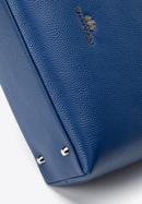 Dámská velká kožená nákupní taška, tmavě modrá, 29-4E-018-N, Obrázek 5