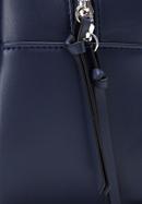 Dámský batoh vyroben z ekologické kůže, tmavě modrá, 97-4Y-759-P, Obrázek 4