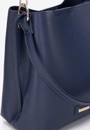 Dvoukomorová dámská kabelka z ekologické kůže s pouzdrem, tmavě modrá, 97-4Y-239-4, Obrázek 6