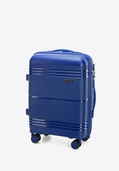 Kabinový kufr, tmavě modrá, 56-3T-141-80, Obrázek 4