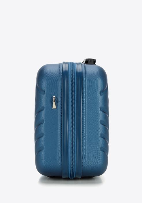 Kosmetická taška ABS z geometrickým ražením, tmavě modrá, 56-3A-754-91, Obrázek 2